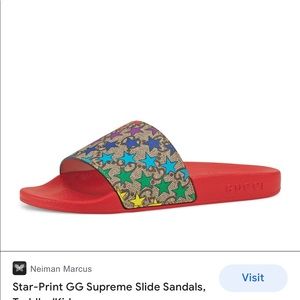 Authentic GUCCI RAINBOW SLIDES